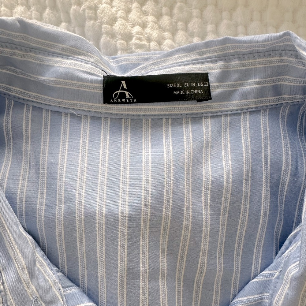 Striped Rhinestone Button Up Set - Picture 5 of 10